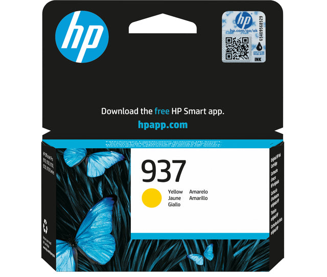 HP - Inkcartridge 4S6W4NE 937 Geel
