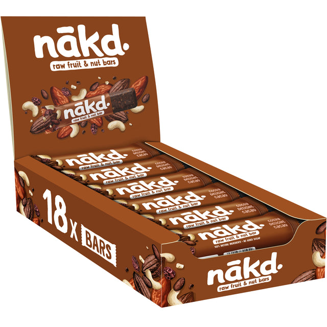 Nakd - Obst Nussbar Kakao Freude 18x35 Gramm