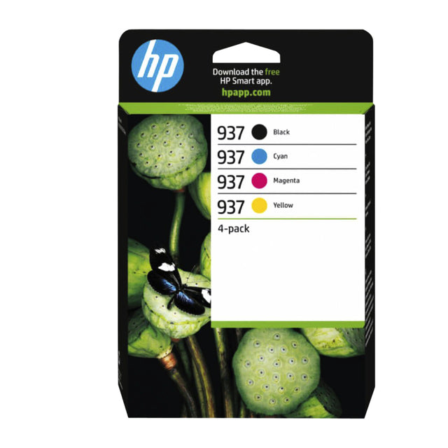 HP - Inkcartridge 6c400ne 937 Schwarz + 3 Farben