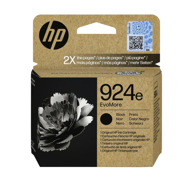 HP - Inkcartridge 4K0v0ne 924e Evomore Schwarz
