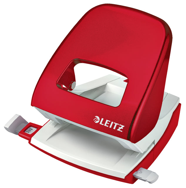 Leitz - Perperorator Wow 5008 Metall 30 Blech rot
