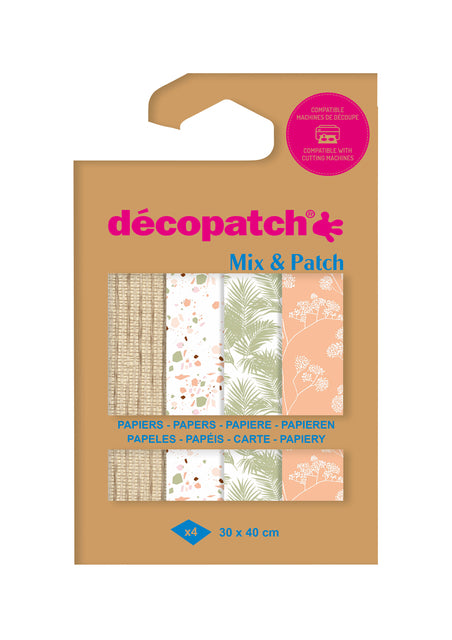 DecoPatch - Hobbypapier Décopatch 30x40 4vel Terrakotta