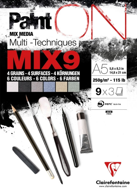 Clairefontaine - Mediapapier CF A5 Farbe auf 27vvvvvter 250 Gramm ASD mischen