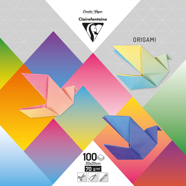 Clairefontaine - Origami -Gradient 20x20 100V 80Gram