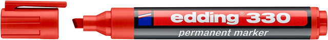 EDDING -Filz -Tip Pen 330 schräg 1-5mm rot