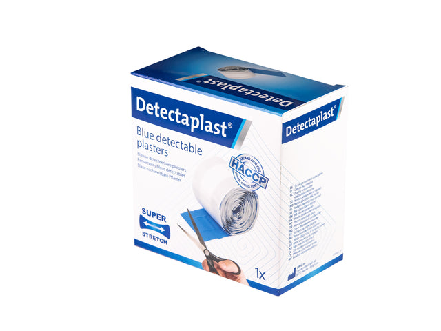 Detecta -Last - elastischer blauer Textilputz 6cmx5m