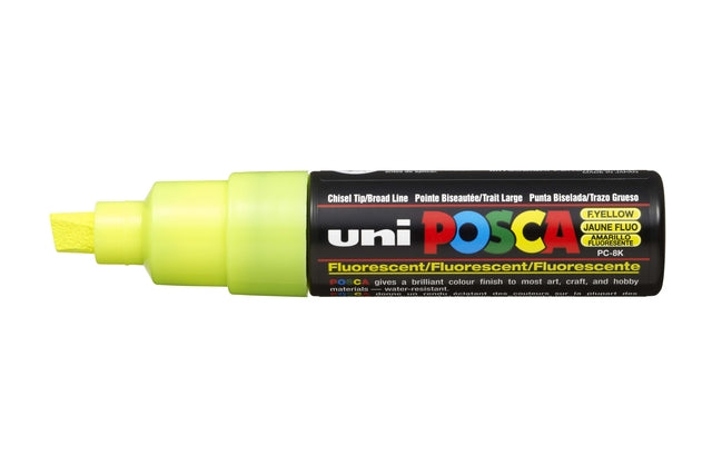 POSCA - PC8K B Schräkt Fluorgelb