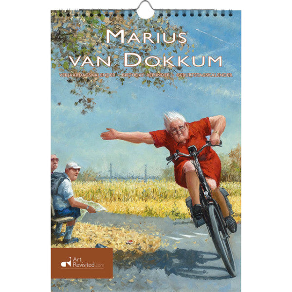 Marius van Dokkum - Geburtstagskalender A4 Turbo | 3 Stücke