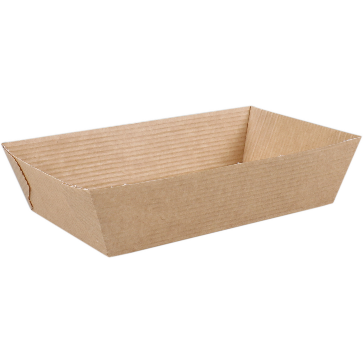 DEPA - BAK | Ersatz Papier A13 | Snack Bin 129x77x35mm | Braun | 50 Stück