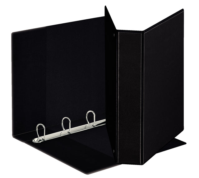 Präsentationsband Esselte Deluxe A4 4-Ringe D-Mech 30mm schwarz