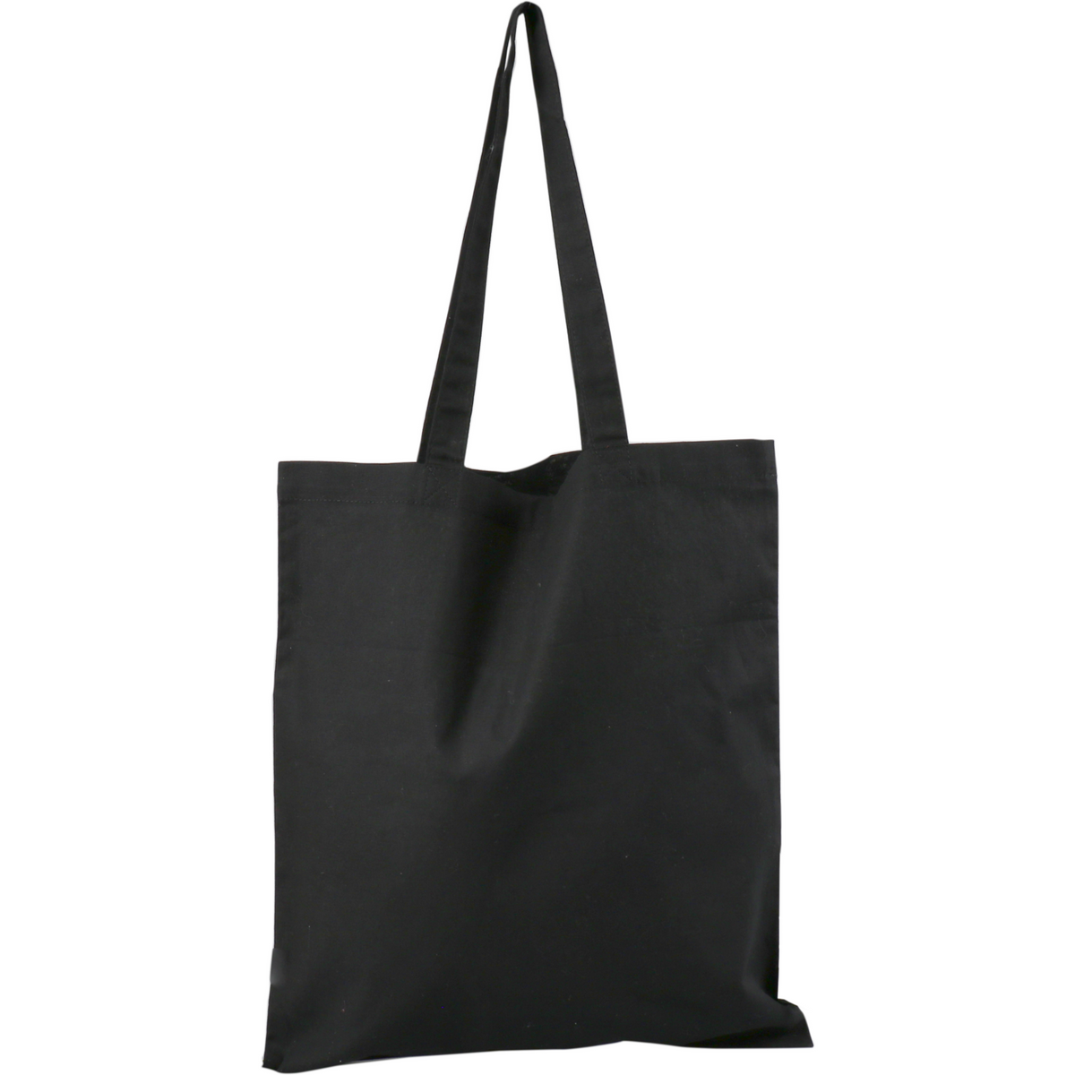 Klika - Tas | Baumwolle | Porträt | Wiederverwendbar | 38x42cm | Üppiger Tasche | Schwarz | 10 Stücke