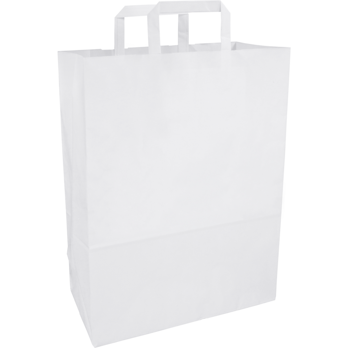 Klika - Tas | Papier | platte handgreep | 32x 16x43cm | draagtas | wit | 250 stuks