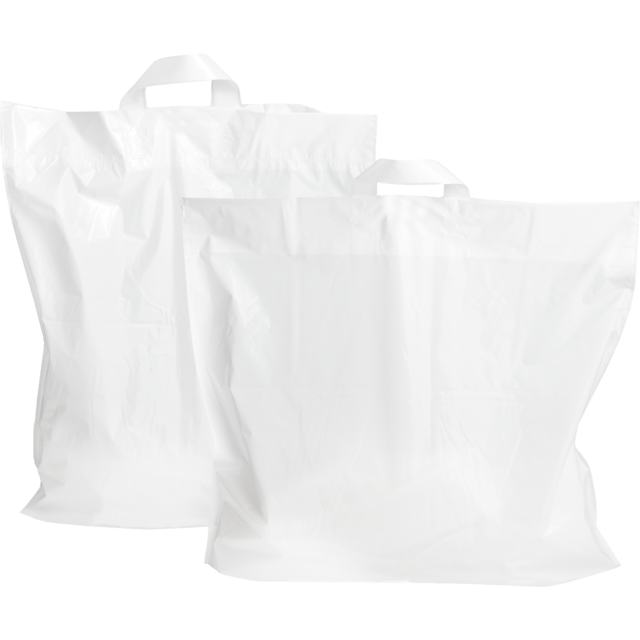 Klika - Tas | Ldpe | 46x 5x52cm | Üppiger Tasche | Weiß | 250 Stück
