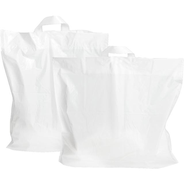 Klika - Tas | Ldpe | 55x 5x50cm | Üppiger Tasche | Weiß | 250 Stück