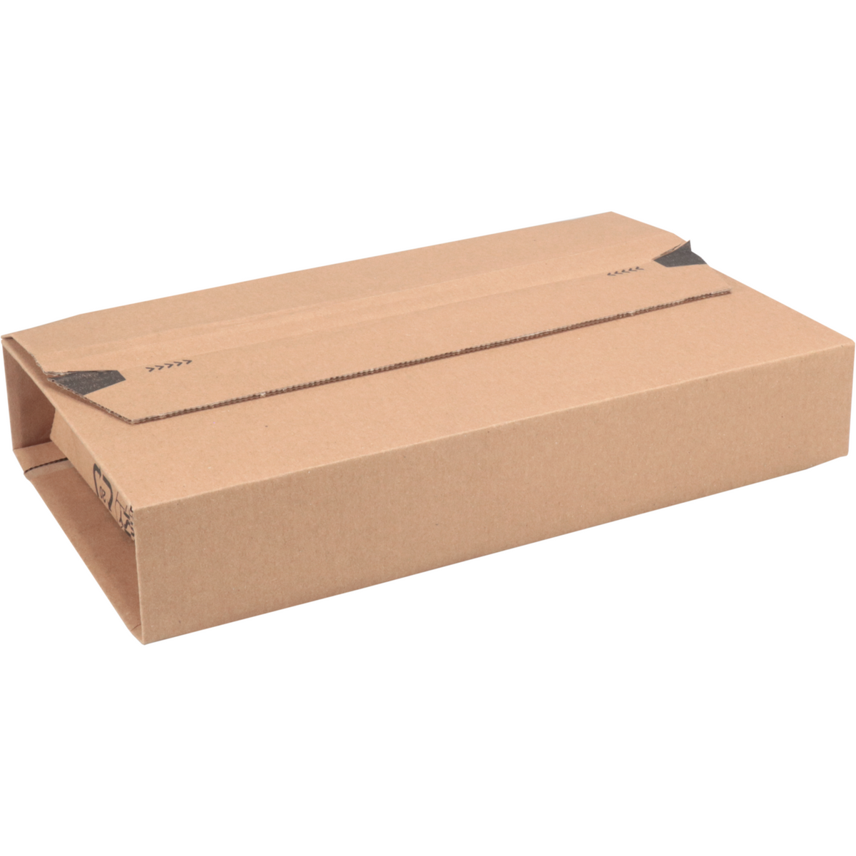 SENDFORE® Book Packing | Golfkarton | 249x165x60mm | Braun | 25 Stücke