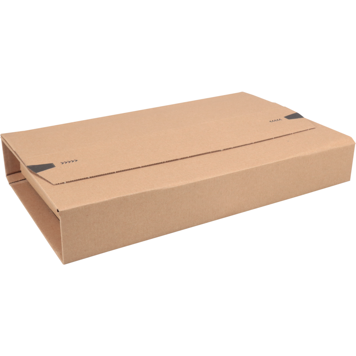 SENDFORE® Book Packing | Golfkarton | 300x220x80mm | Braun | 25 Stücke
