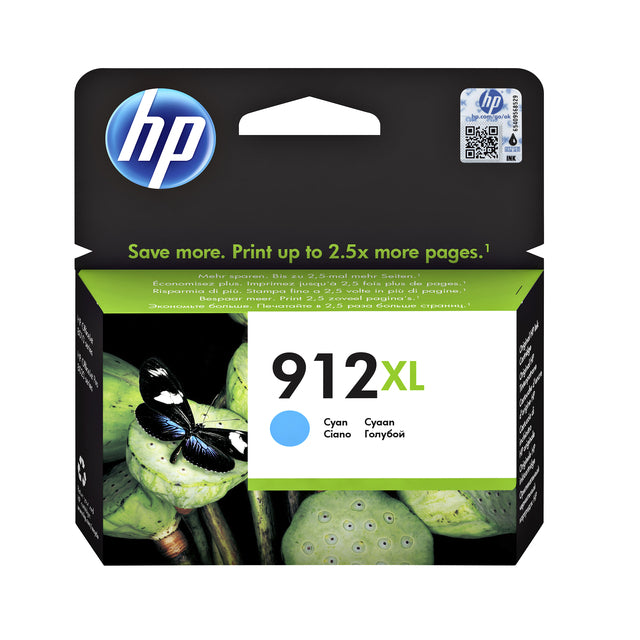 Tintenpatrone HP 3yl81ae 912XL Blau