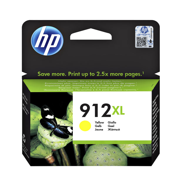 Tintenpatrone HP 3yl83ae 912XL Gelb