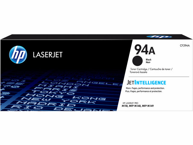 Tonercartridge HP CF294A 94a Schwarz