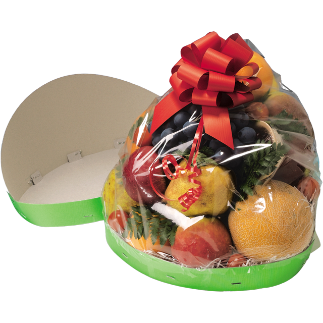 Klika - Skala | Obstskala Karton + PE | Oval 330x200x Gold | 10 Stücke