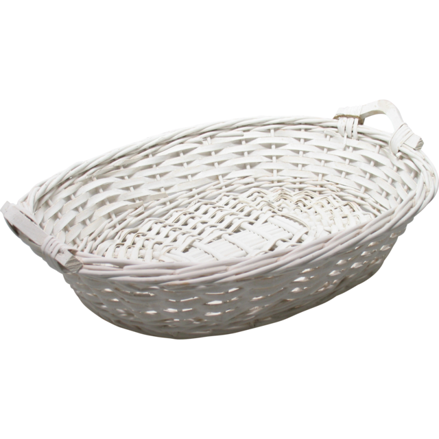 Klika - Mand | Riet | 43x33x9.5cm | Weiß | 1 Stücke