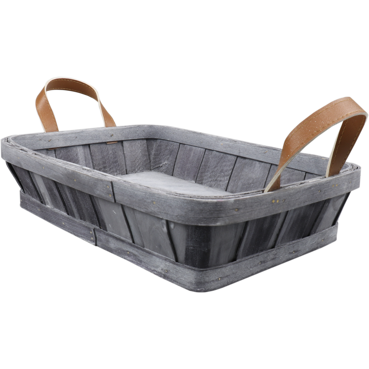 Klika - Mand | Holz | 36x26.5x8cm | rechteckig grau/blau 1 Stücke