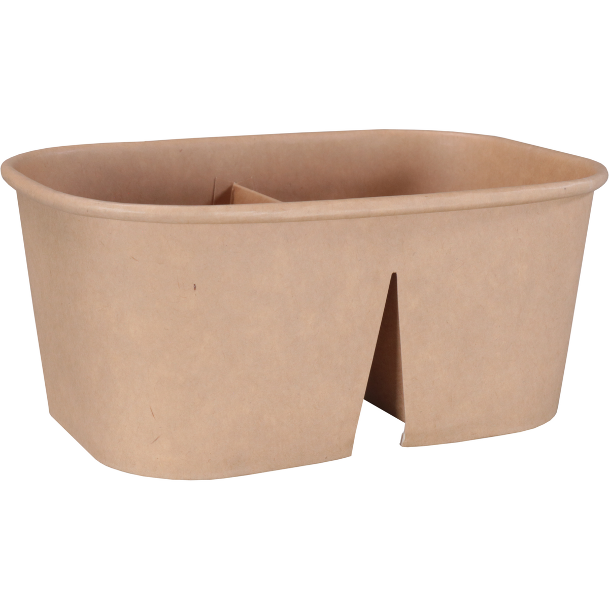 Klika - Bak | Kraftpapier + PP | 2-Box | 930 ml | Kilobak | 171x118x75mm | Braun | 300 Stücke