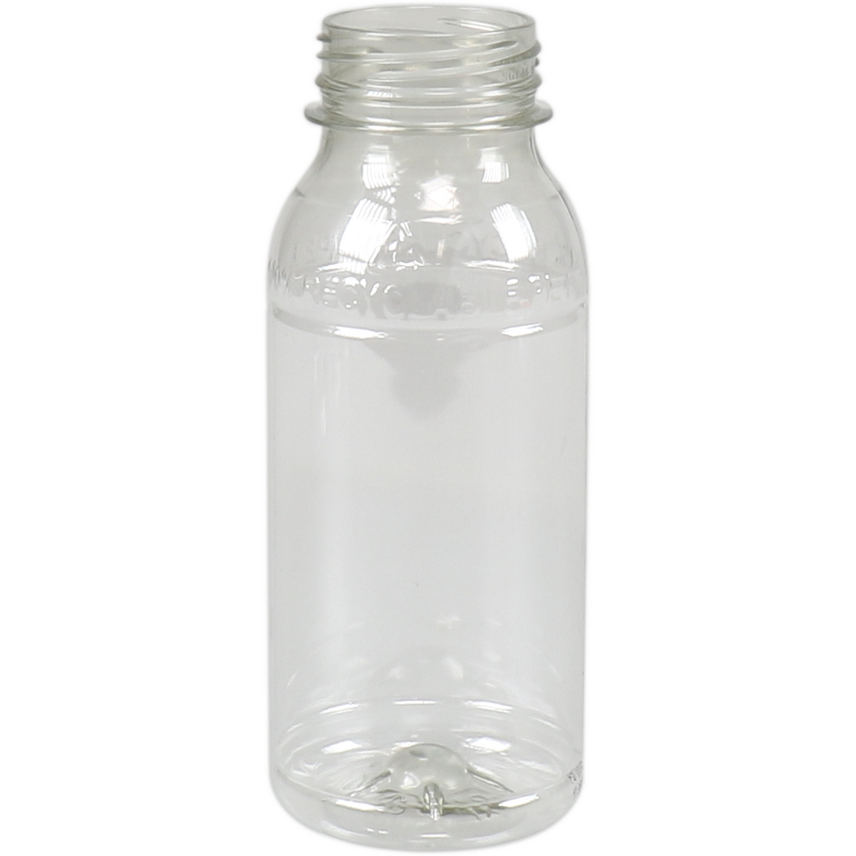 Klika - Flasche | Recyceltes Haustier | ohne Kappe | 250 ml | Transparente 210 Teile