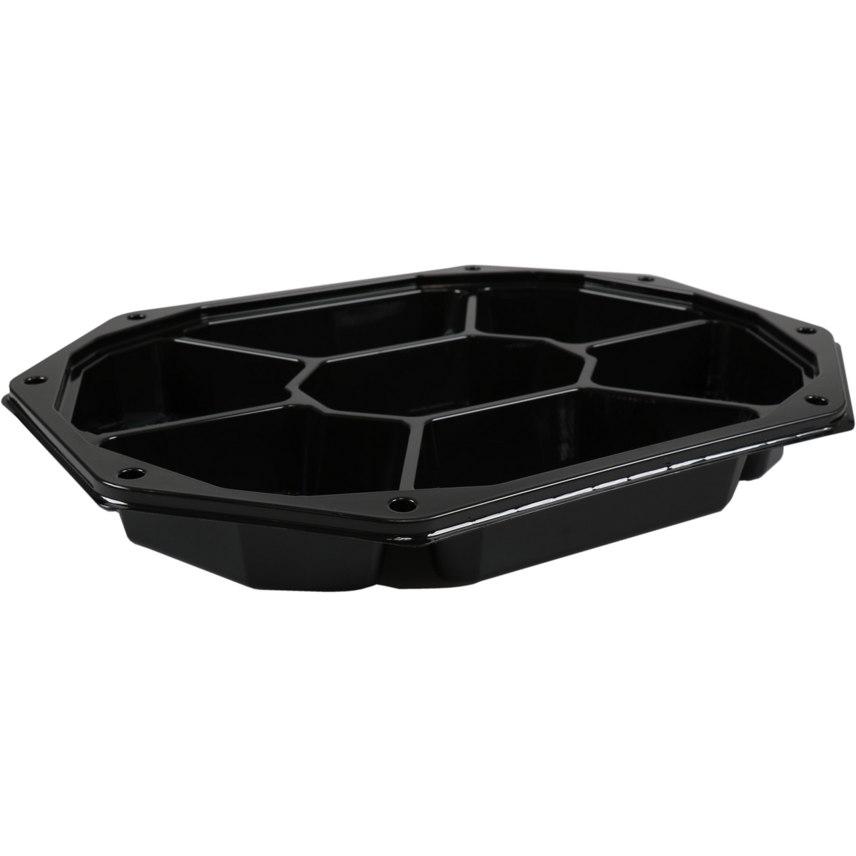 Klika - Skala | Catering-Skala 7-Box | Recyceltes Haustier | 8-Corner | 335x250x45mm | Schwarz | 100 Stück