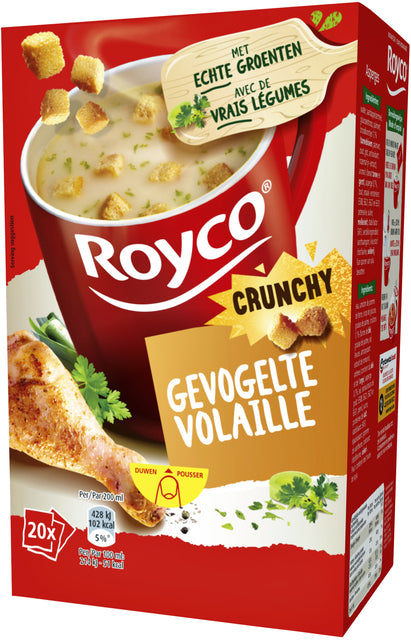 Suppe Royco Geflügel mit Croutons 20 Taschen