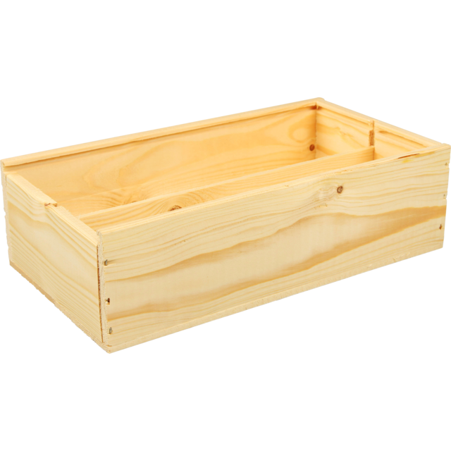 Klika - Wijnkist | Holz | 2 Flaschen | exkl. Deckel | 340x176x85mm | 5 Stücke