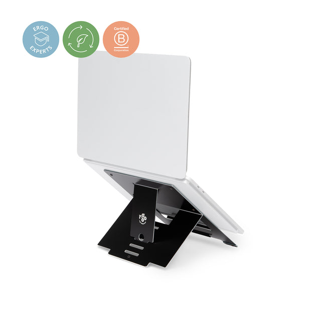 Ergonomischer Laptop-Ständer R-Go-Werkzeuge Steiger schwarz