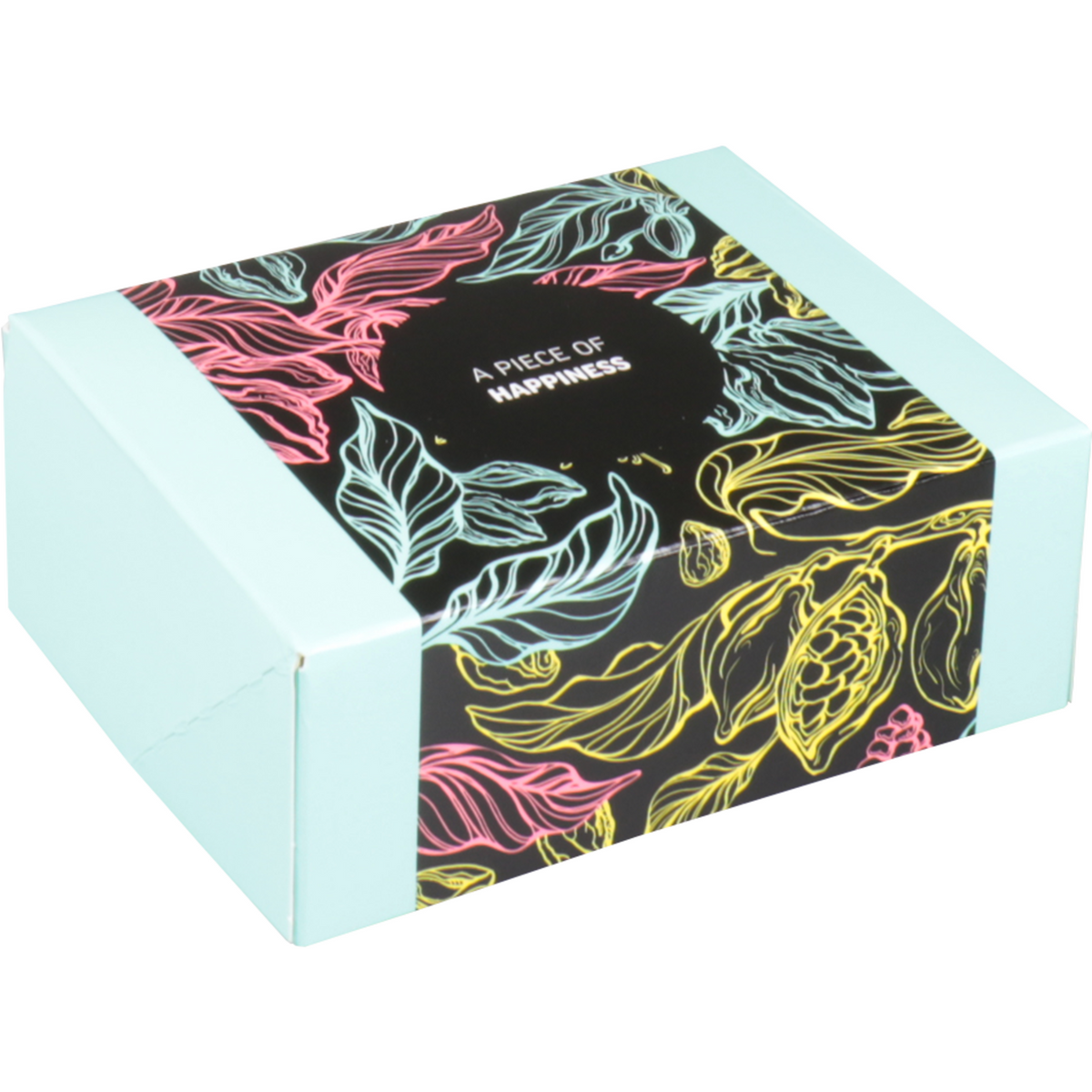 Klika - Pack Box | Glück | Karton | 12x9,5x4,5 cm | Hellblau 50 Stücke