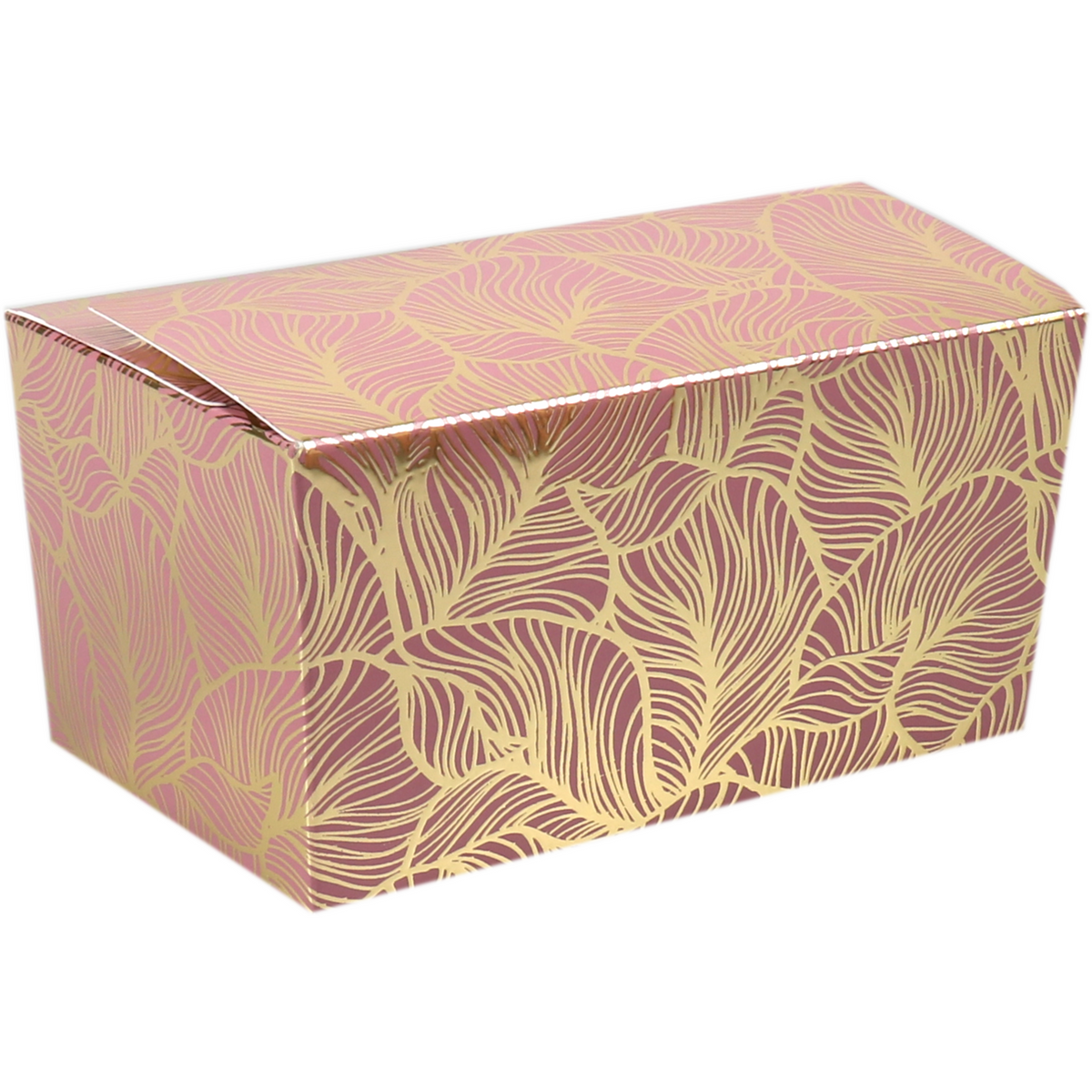 Klika - Stimmzettel | Blätter | Karton + PP + PET | 500gr | 132x76x70mm | Rosa/Gold 25 Stück