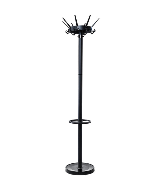 Mantelregal Maul Caligo stehend schwarz