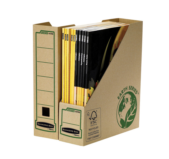 Magazin Kassette Banker Box Erde A4 80mm Brown