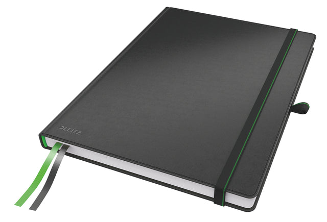 Notebook Leitz Complete A4 160Blz 100gr Linie Schwarz