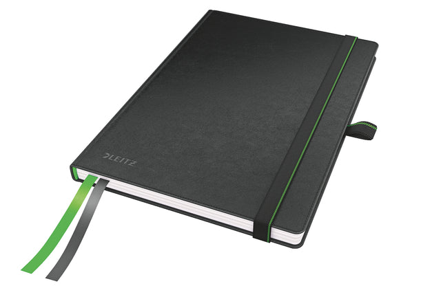 Notebook Leitz Complete A5 160Blz 100gr Linie Schwarz