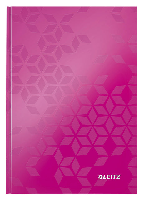 Notebook Leitz Wow A5 160Blz 90gr Linie Pink