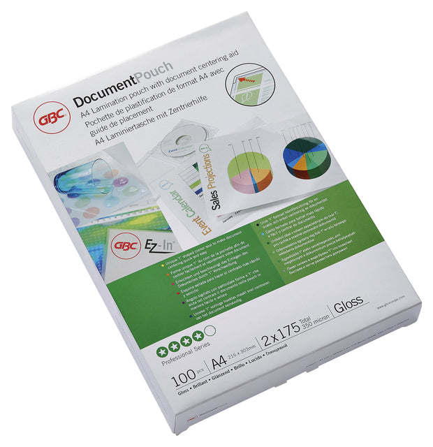 Laminingabdeckung GBC A4 2x175Micron 100 -Pieces