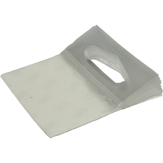 Etikett | Dealock Hanger | pp | 50,8x50.8mm | Transparent 500 Stücke