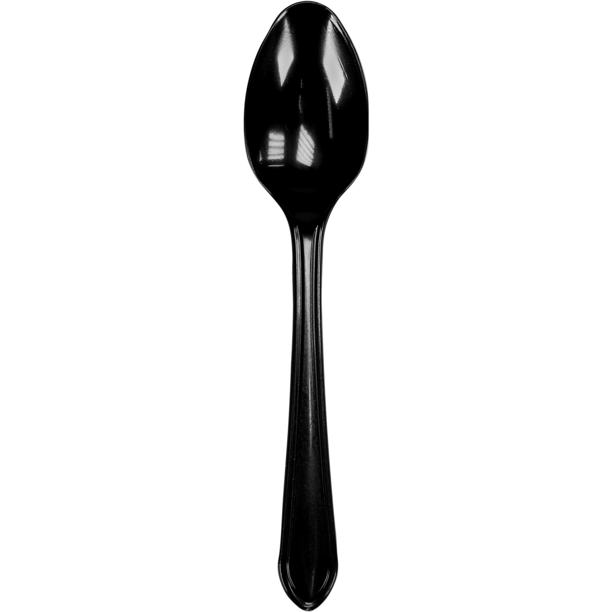 DEPA - Löffel | Wiederverwendbar | Ps | 170 mm | Schwarz | 50 Stück
