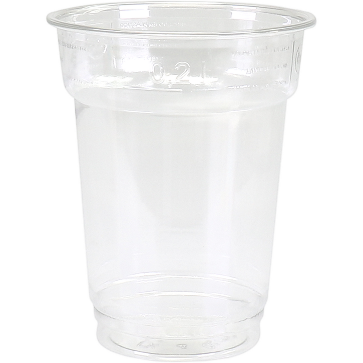 Glas | Limonadelas | Recyceltes Haustier | 200 ml | Transparent Ärmel mit 50 Teilen