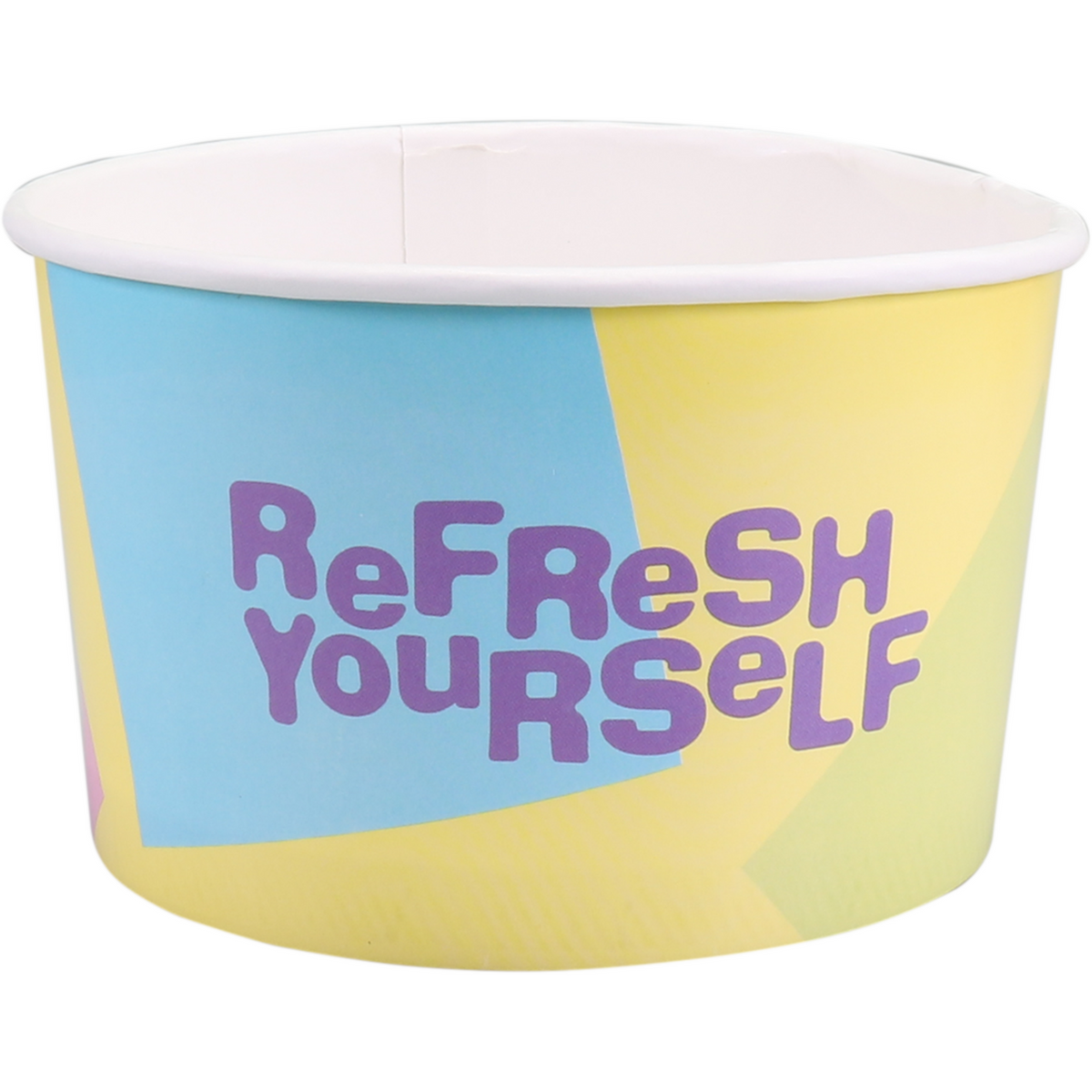 DEPA - | Eiscreme Tasse Auffrischung | Karton + PE | 400 ml | 12oz | 50 Stück