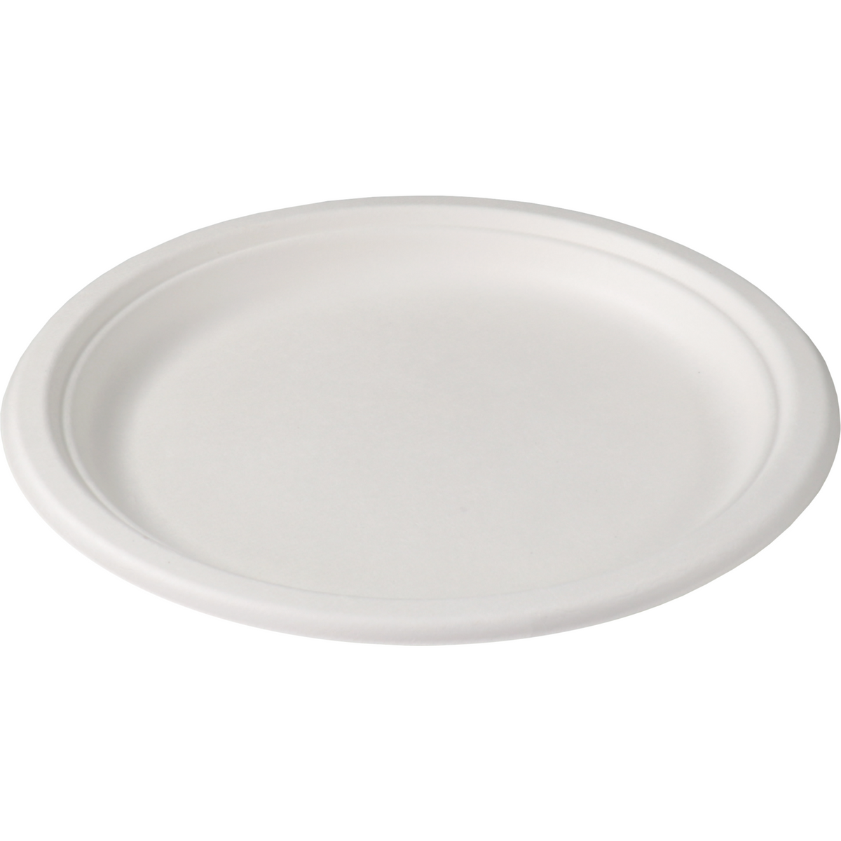 DEPA - Vorstand | Runde | 1-professionsbagasse (Zuckerrohrzellstoff) Ø23cm | Weiß | 50 Stück