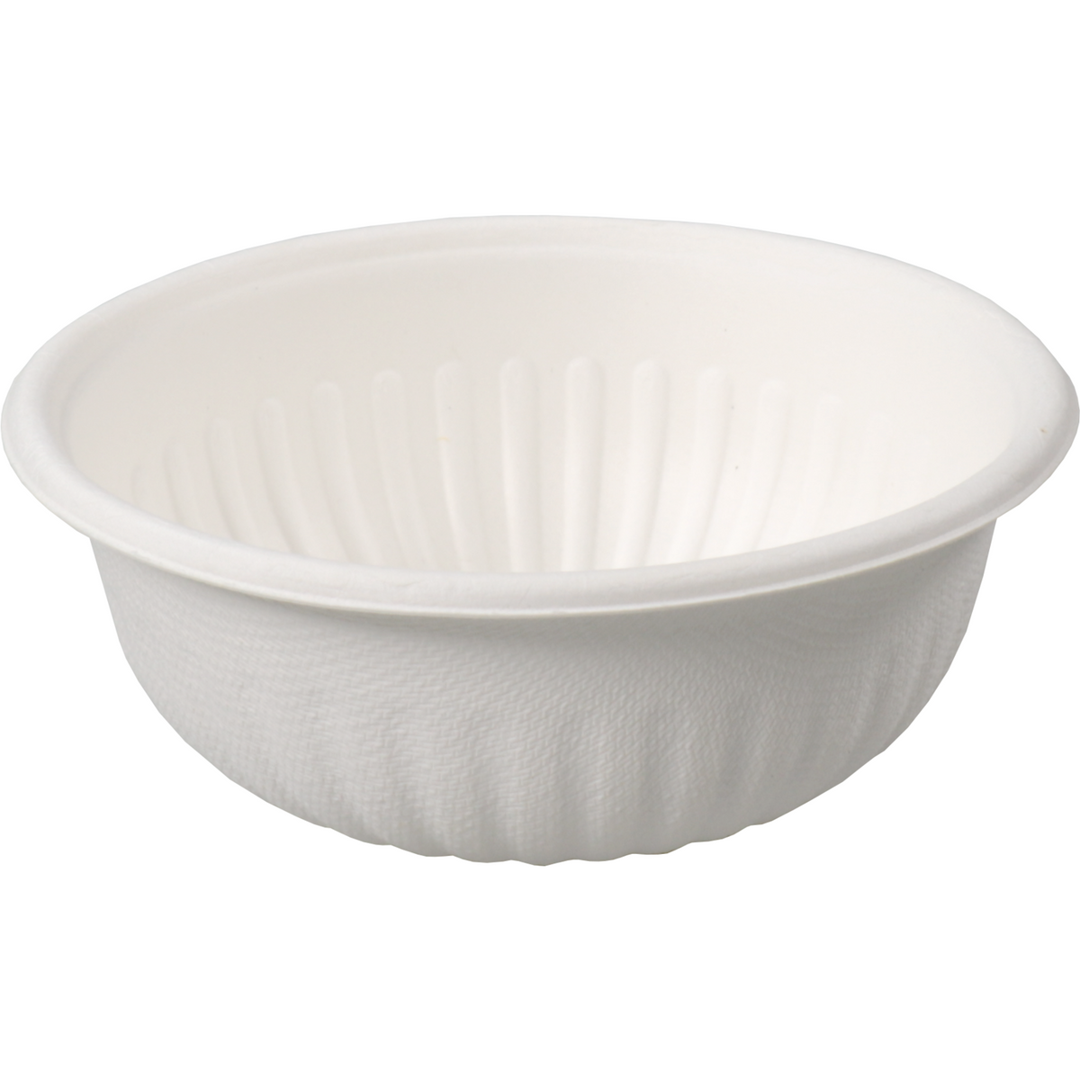 DEPA - Skalierung der Sauce Tablett Bagasse (Zuckerrohrzellstoff) Runde | 200 ml | Weiß | 50 Stück