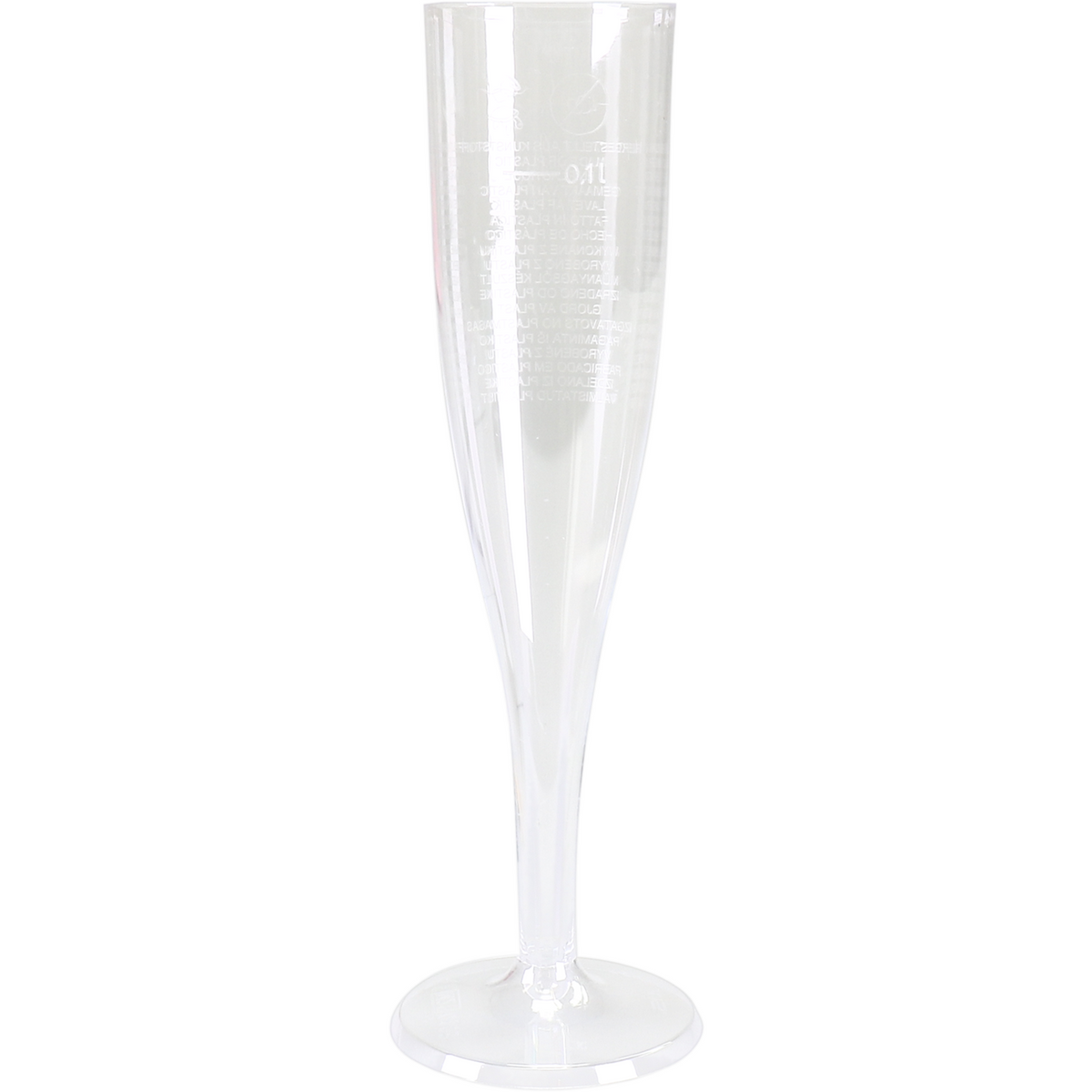 Klika - Glas | Champagner -Glasspender Box PS | 100 ml | 200 mm | kristallklare 10 Teile