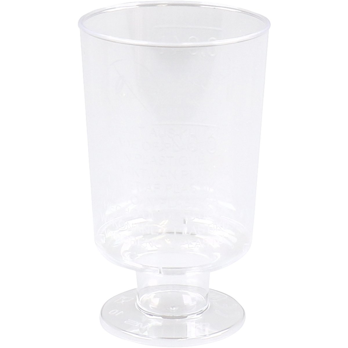 DEPA - Glasbretter Glas | Regalbox mit Fuß | Ps | 40 ml | Transparente 160 Stücke