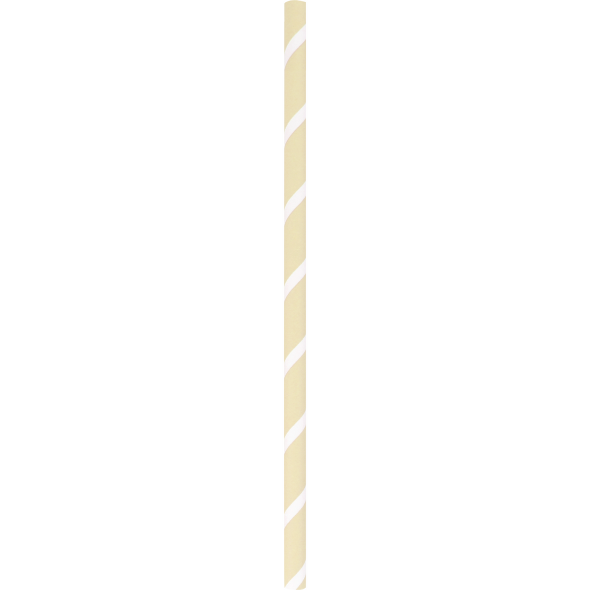 DEPA - Rietje | Trinkrohrpapier 200mm | Ø6mm | Creme/Weiß | Tasche mit 500 Stück