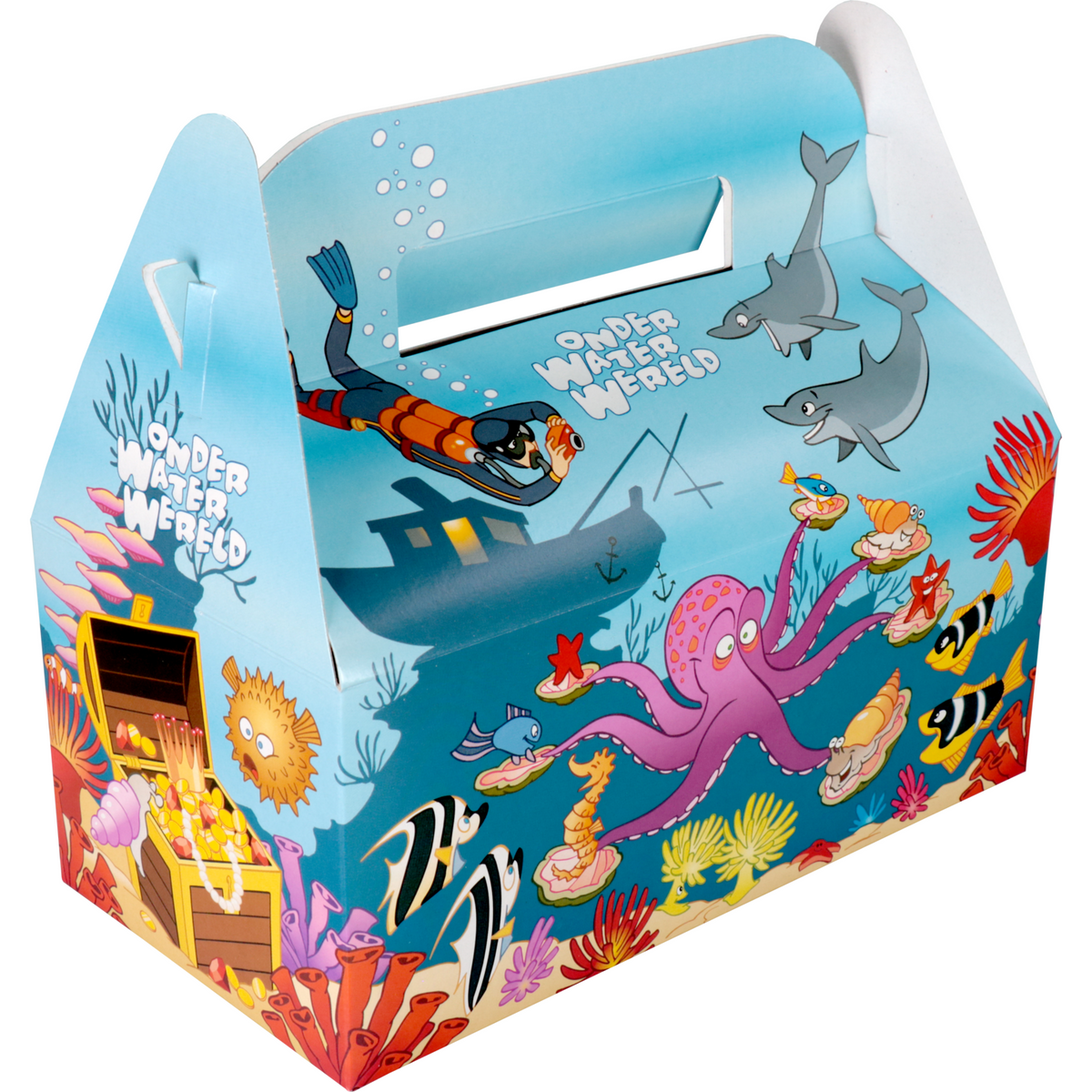 Klika - Kidsbox | Unterwasser -Weltkarton | 225x120x95mm | 50 Stück